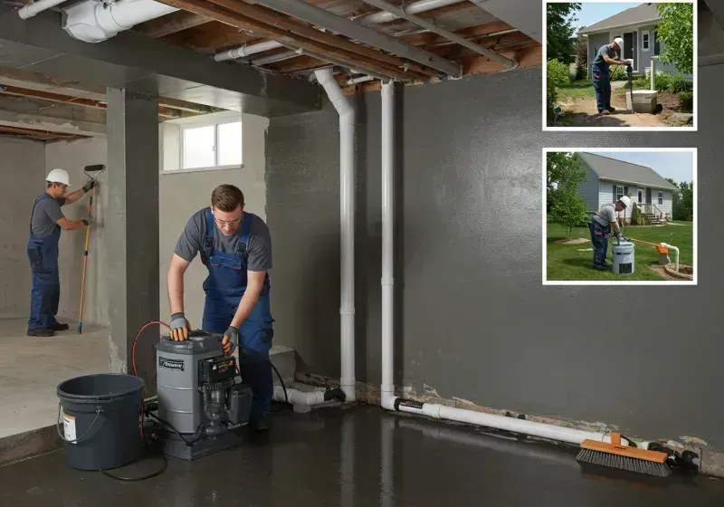 Basement Waterproofing and Flood Prevention process in Morganton, NC